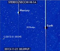 5 giorni al perielio: ecco la cometa ISON nelle ultime immagini